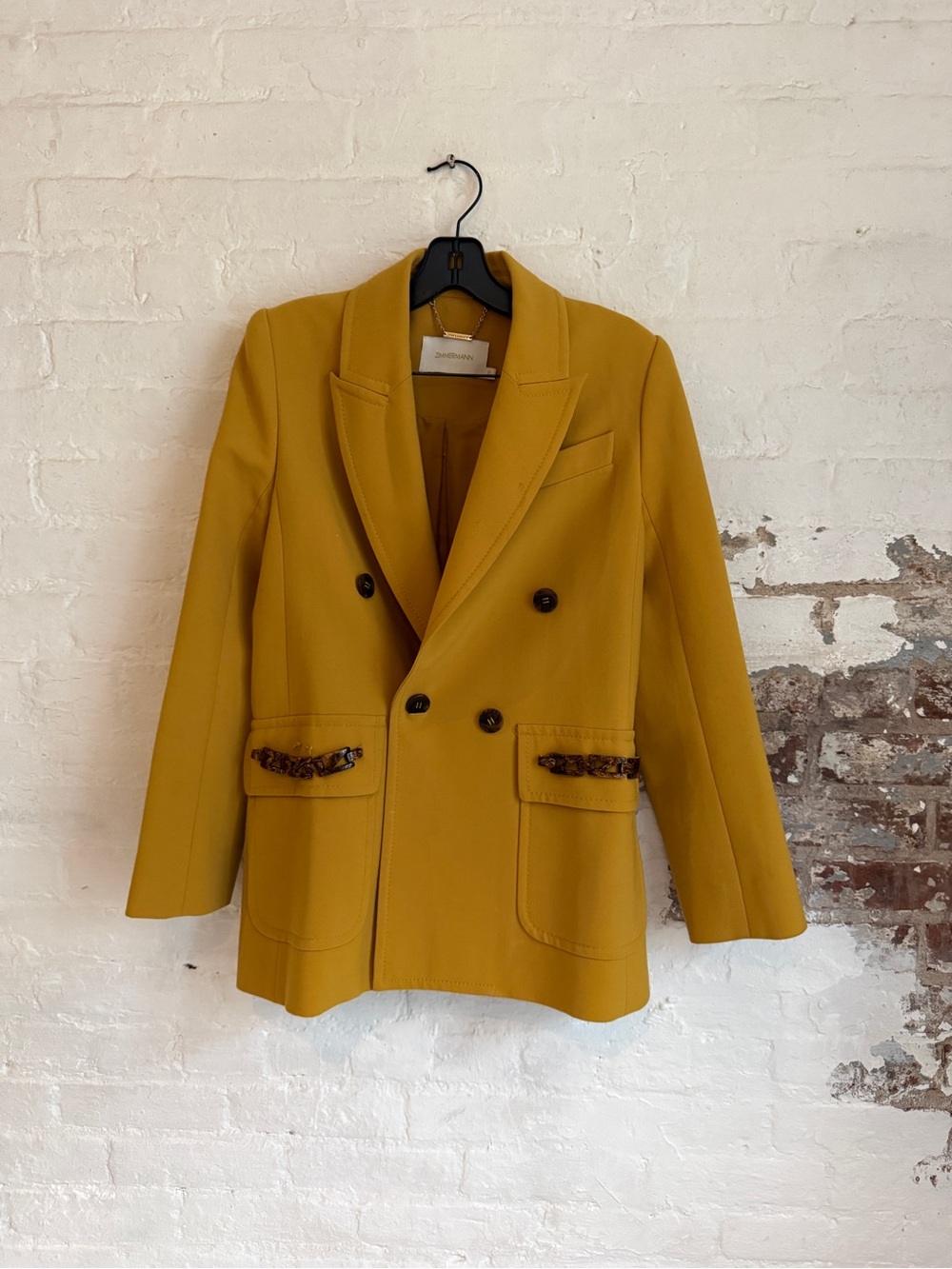 Zimmermann Mustard Blazer
